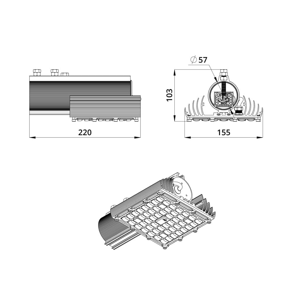 Магистраль v2.0 Мультилинза 50 Эко Л 4000К 135×55°