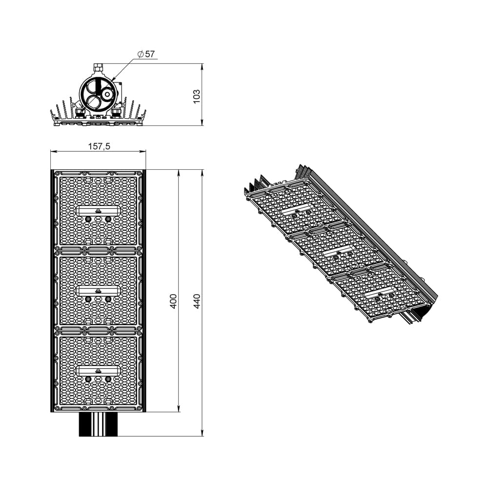 Магистраль v2.0 Мультилинза 150 5000К 155×70°
