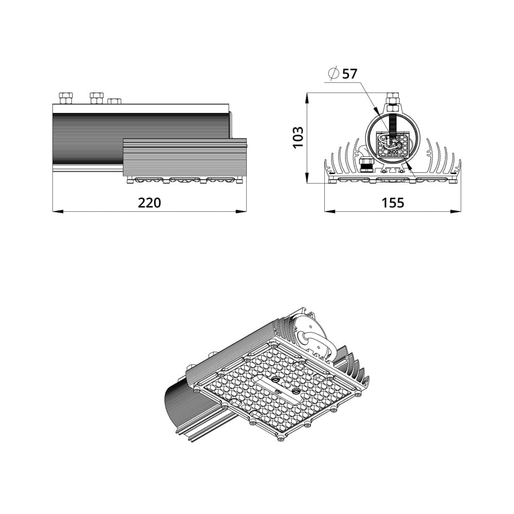 Магистраль v2.0 Мультилинза 50 Эко Л 4000К 155×70°