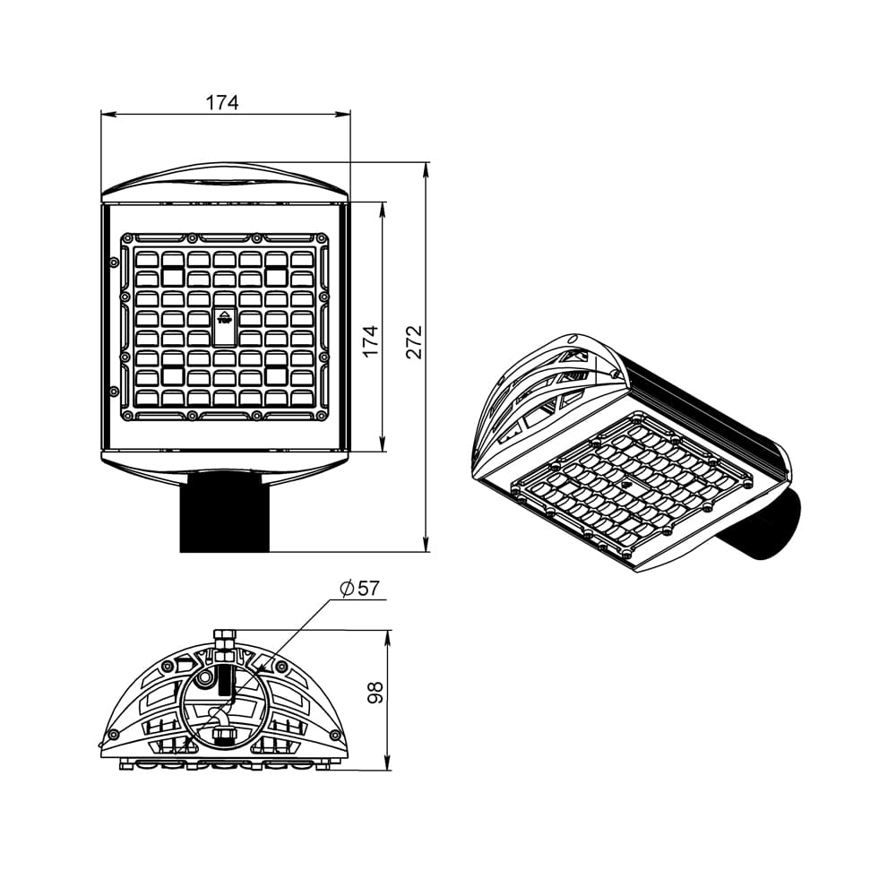 Магистраль v3.0 Мультилинза 80 Эко 3000К 135×55°