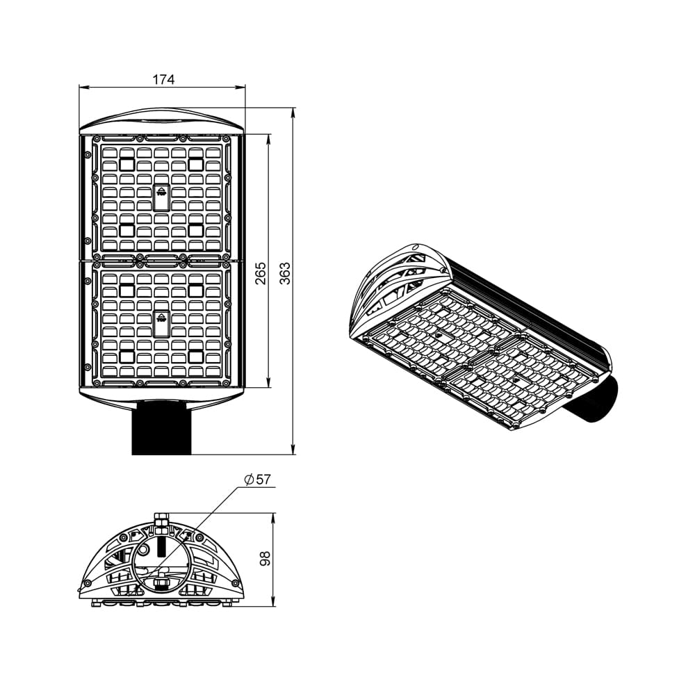 Магистраль v3.0 Мультилинза 80 Экстра 4000К 135×55°