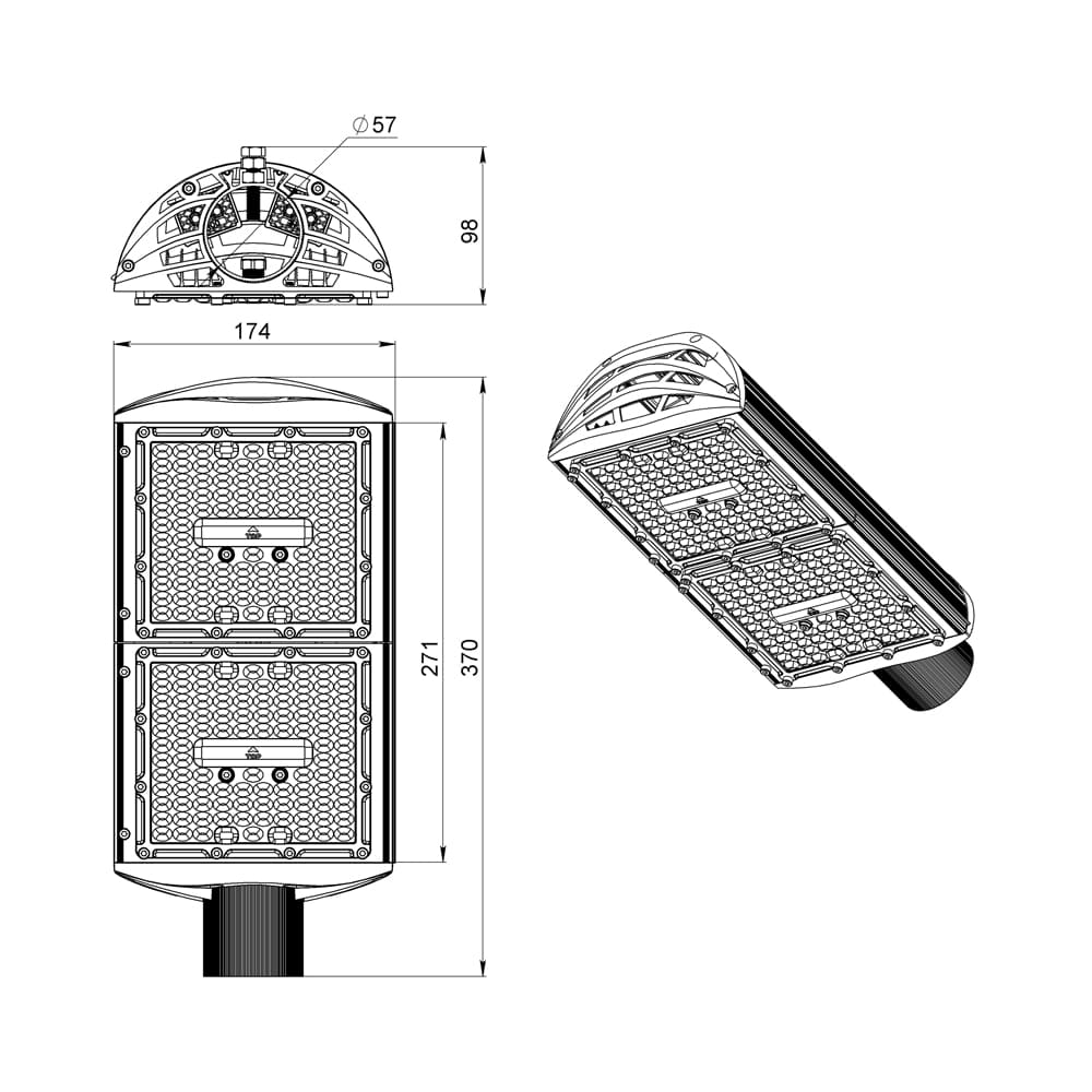 Магистраль v3.0 Мультилинза 100 Эко 5000К 155×70°
