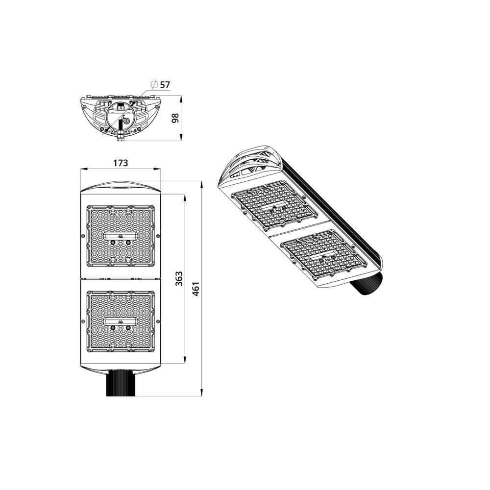 Магистраль v3.0 Мультилинза 120 Экстра 3000К 155×70°