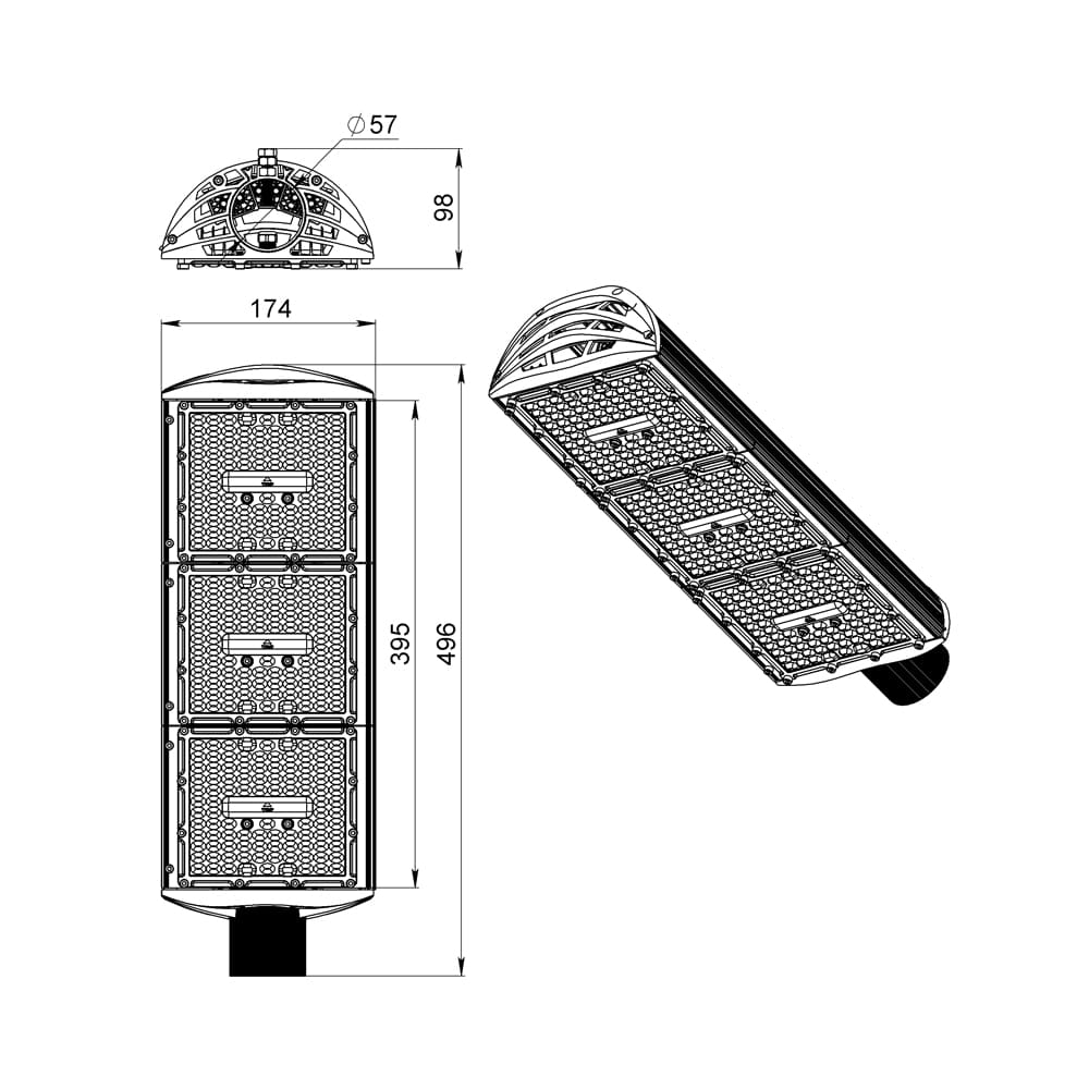 Магистраль v3.0 Мультилинза 150 3000К 155×70°